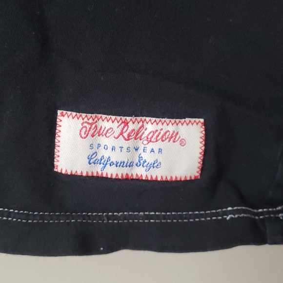 True Religion black v-neck tee - Picture 2 of 4